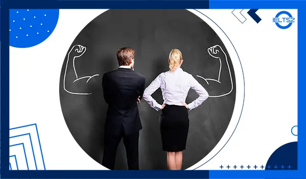 تاپیک های رایتینگ آیلتس موضوع زن مرد بیزینس کار رهبری برابری